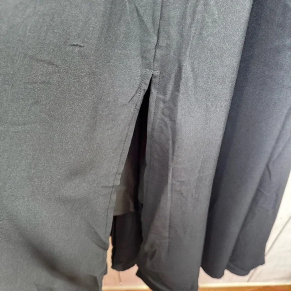 Scarlett Darkness Black Gothic Maxi Dress Witchy Dark Academia Whimsigoth Soft - Picture 9 of 16